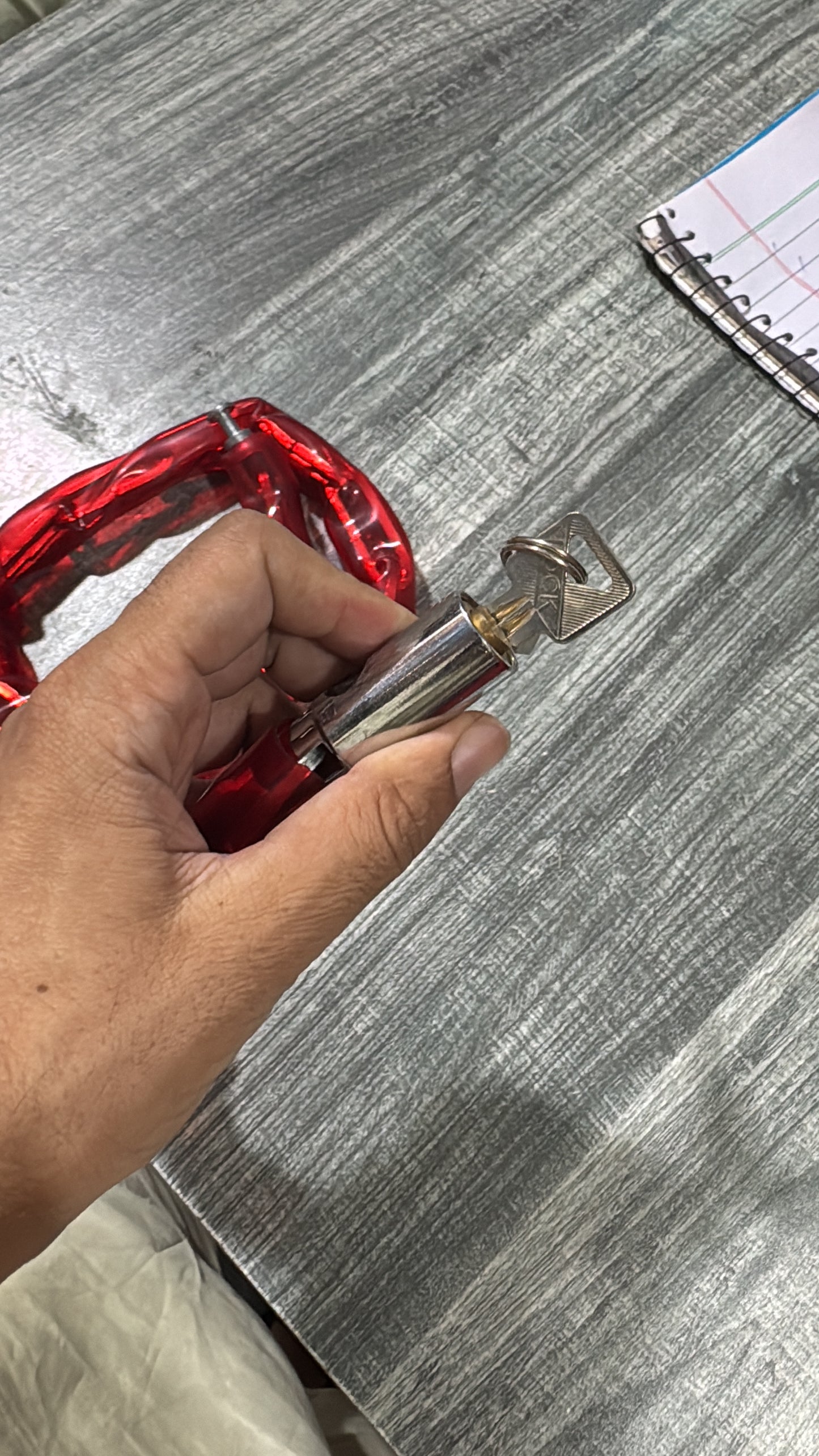 Tube wire lock