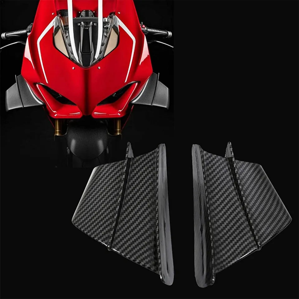 Side wing let carbon clour
