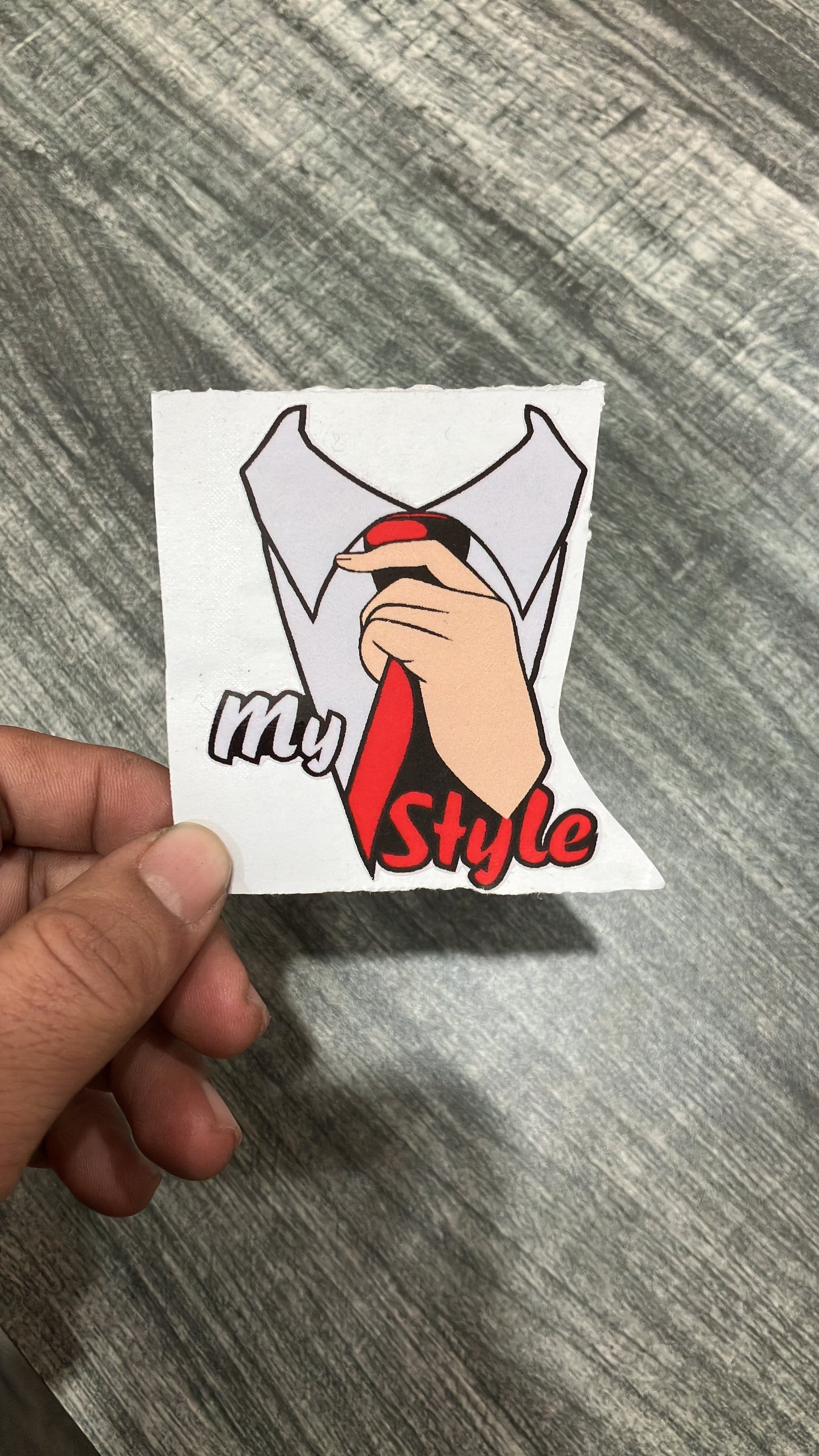 Small stiker