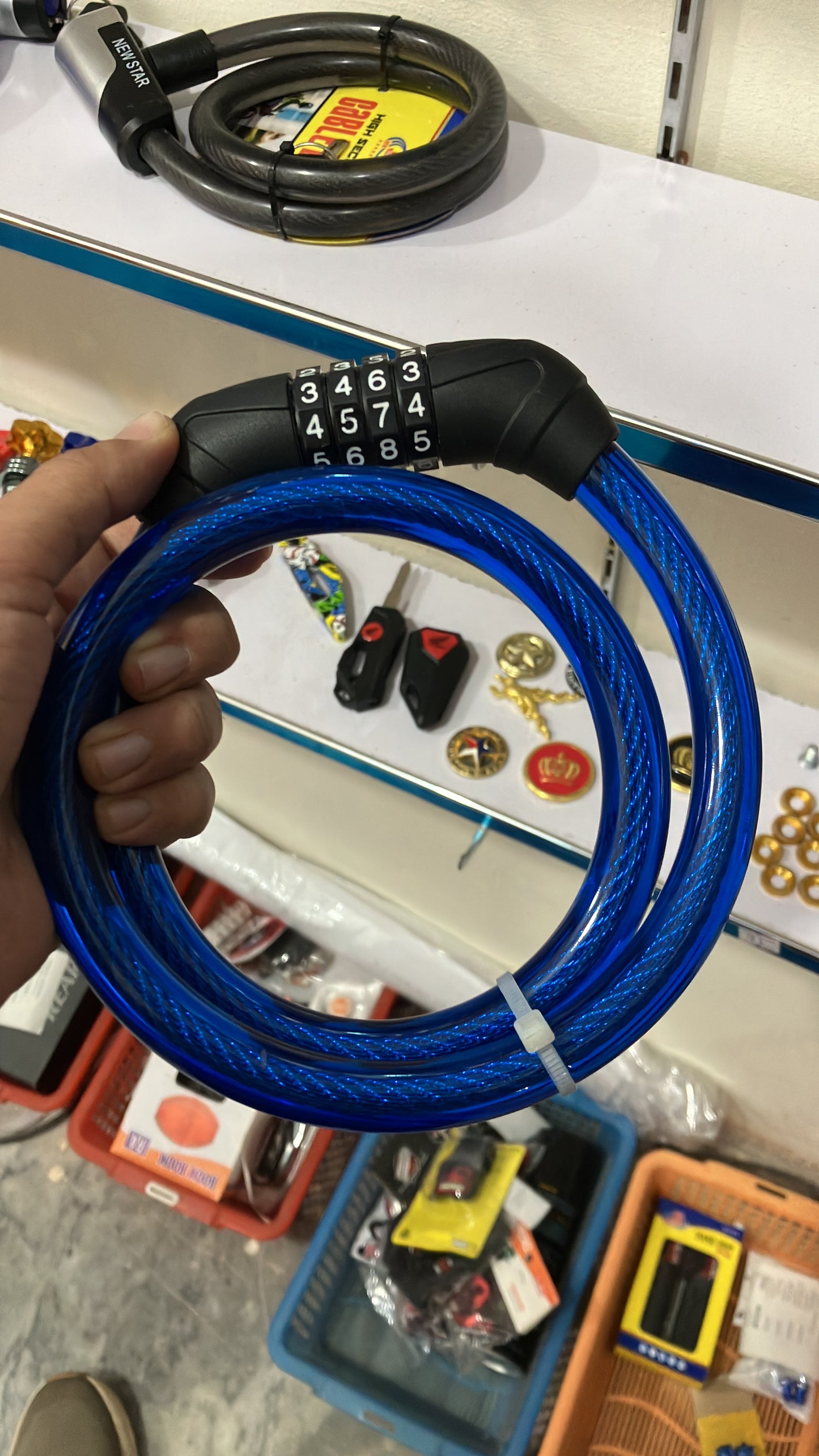 Number wire lock