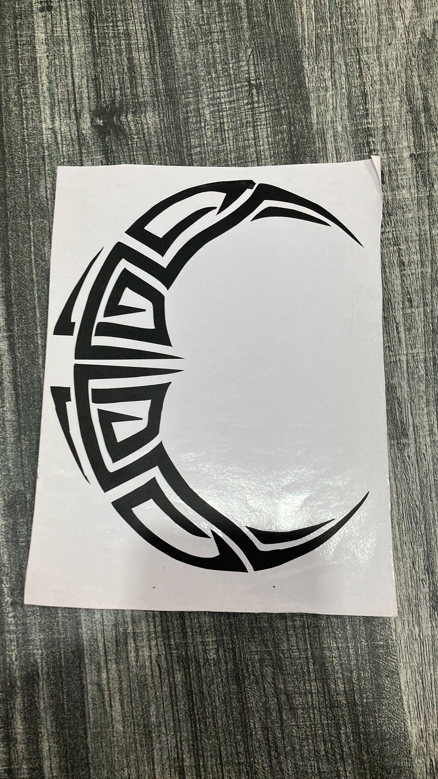 Chain cover stiker