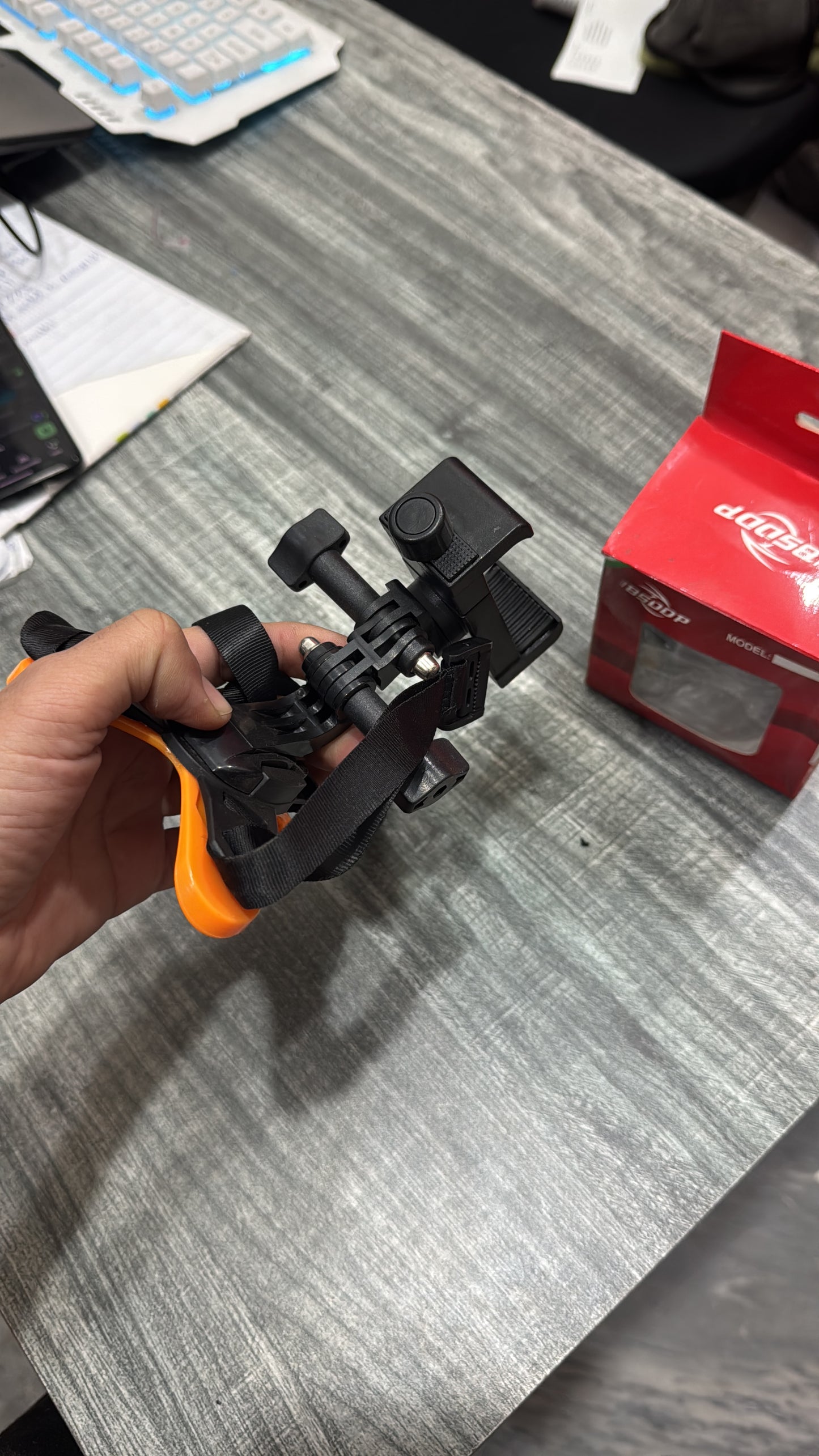 Bsddp helmat chin mount for veloging