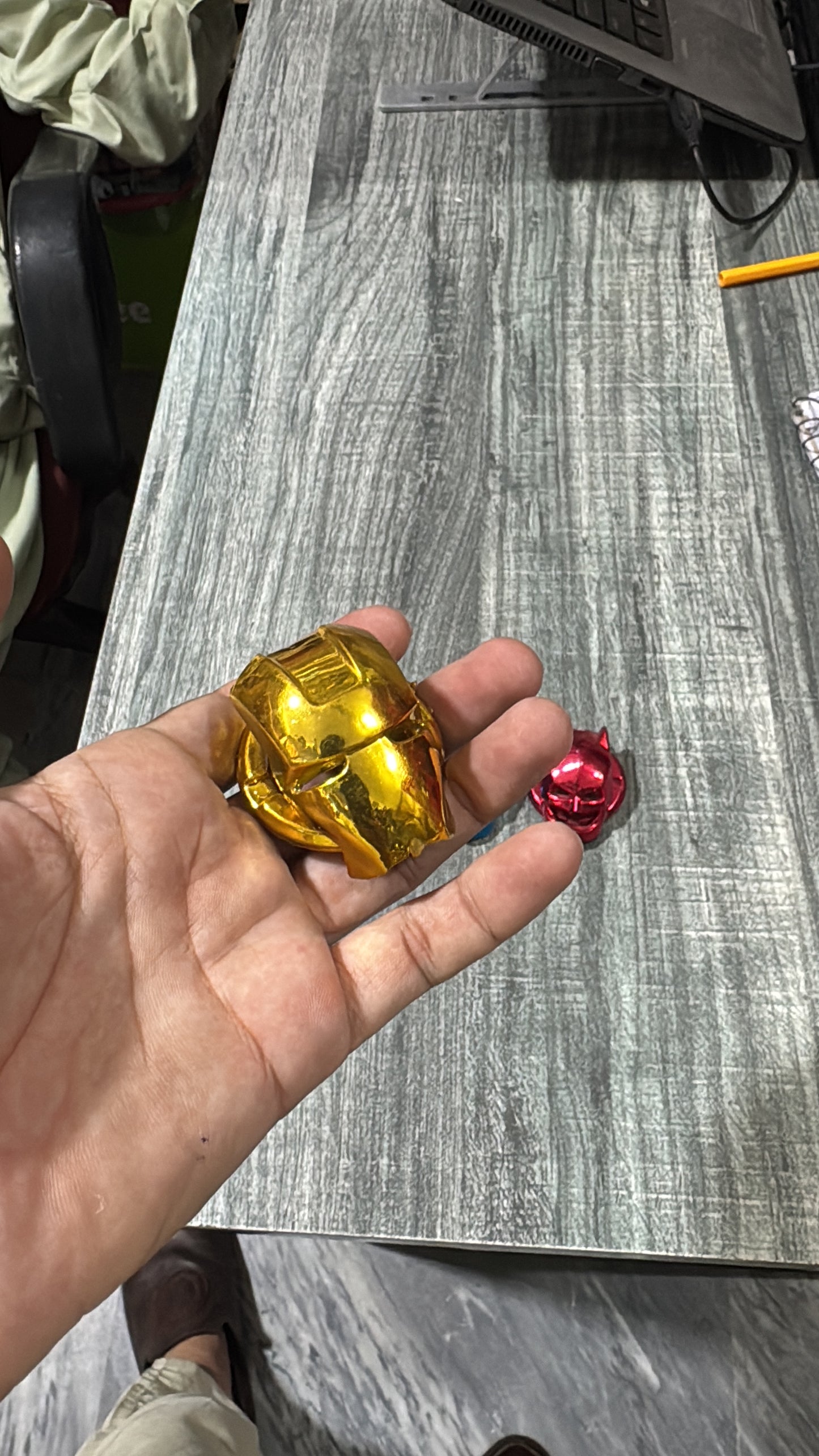 Iron man cover plastic body