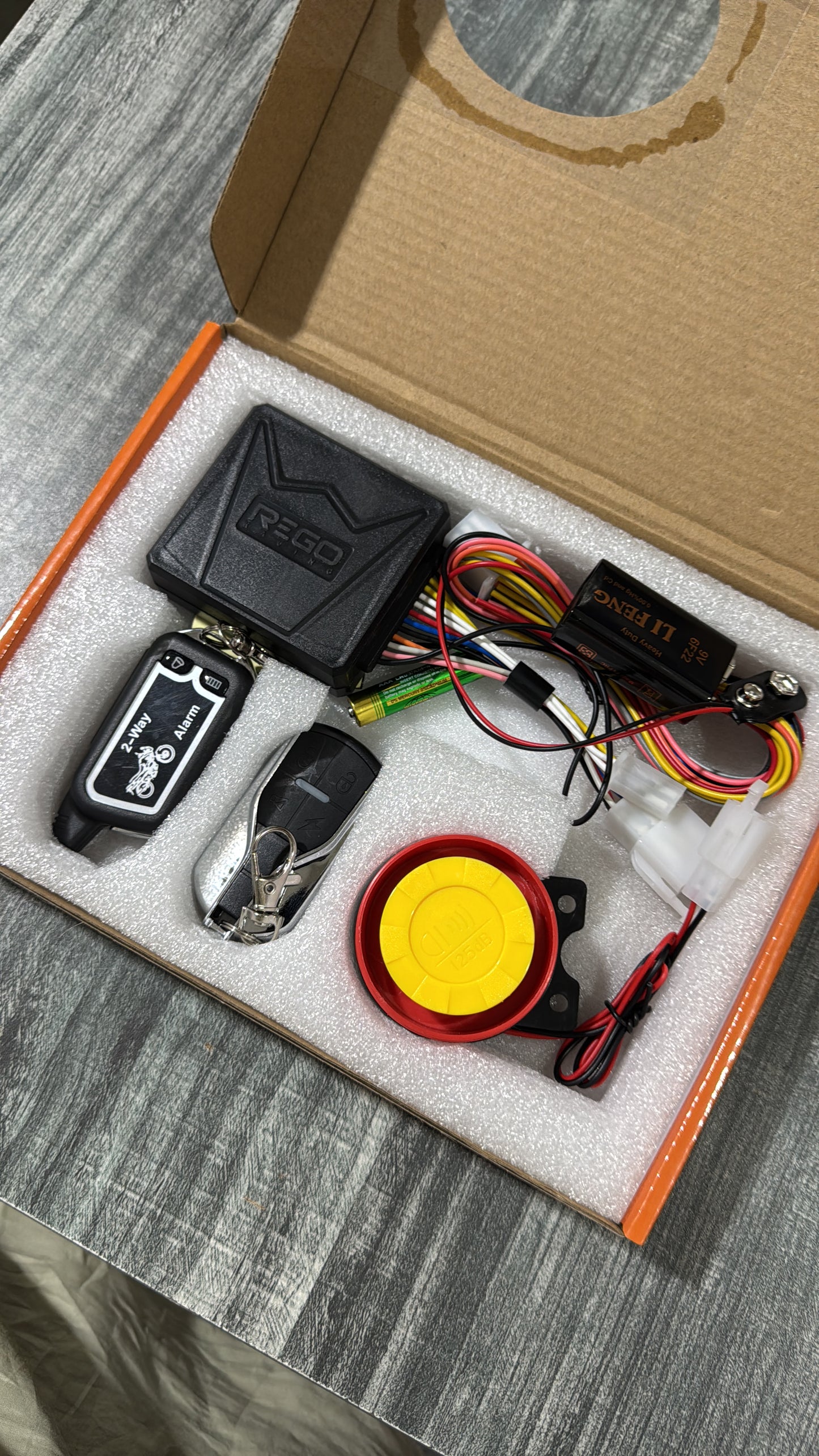 Rego 2 way alram kit