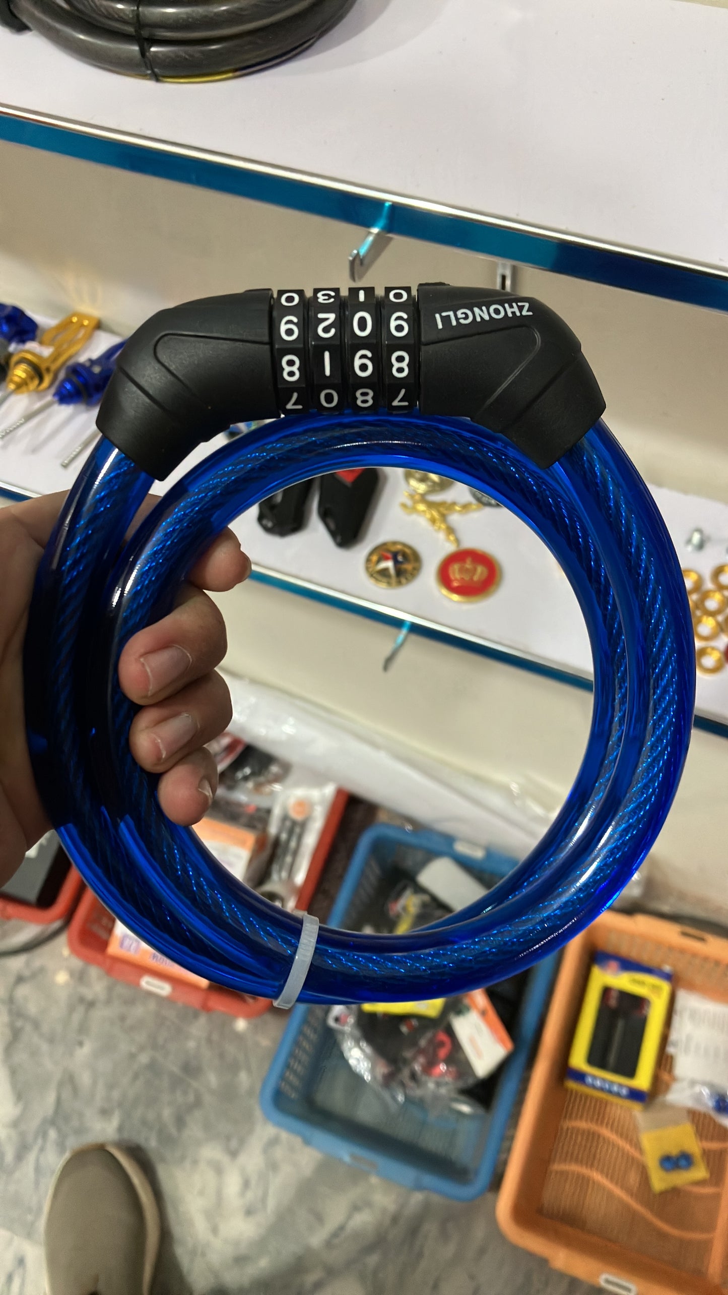 Number wire lock