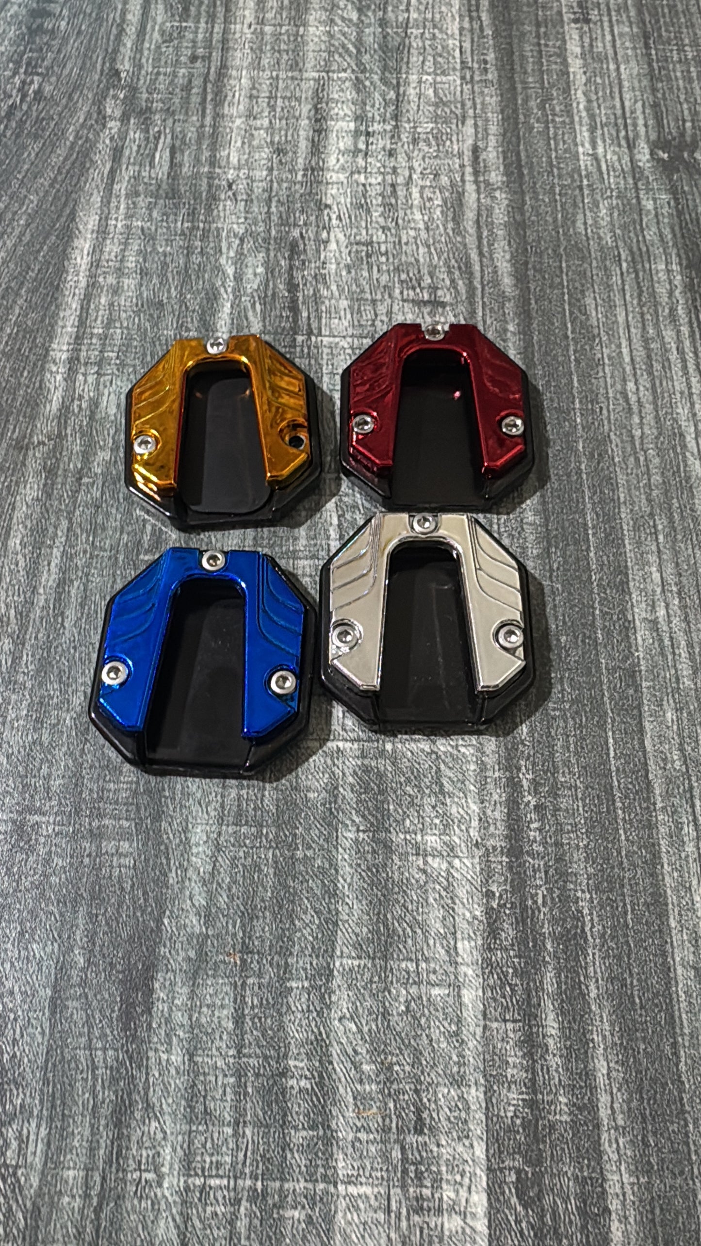 Side stand metal cover
