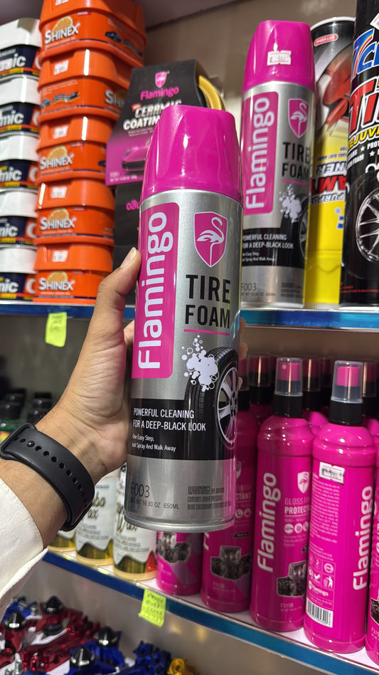 Falmingo tire foam cleaner
