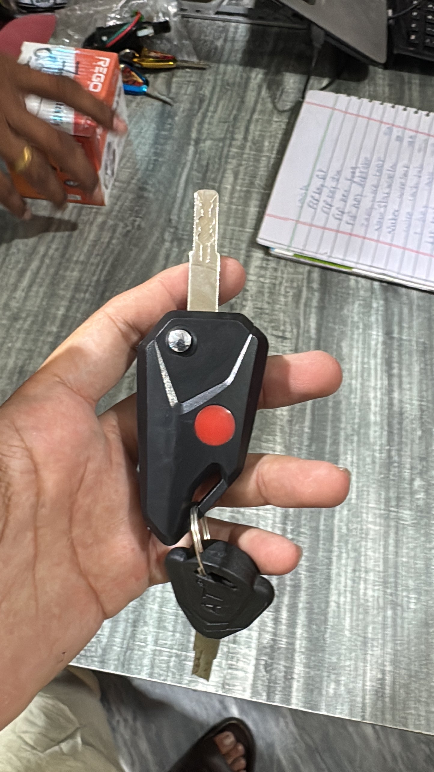 125 folding key switch kit