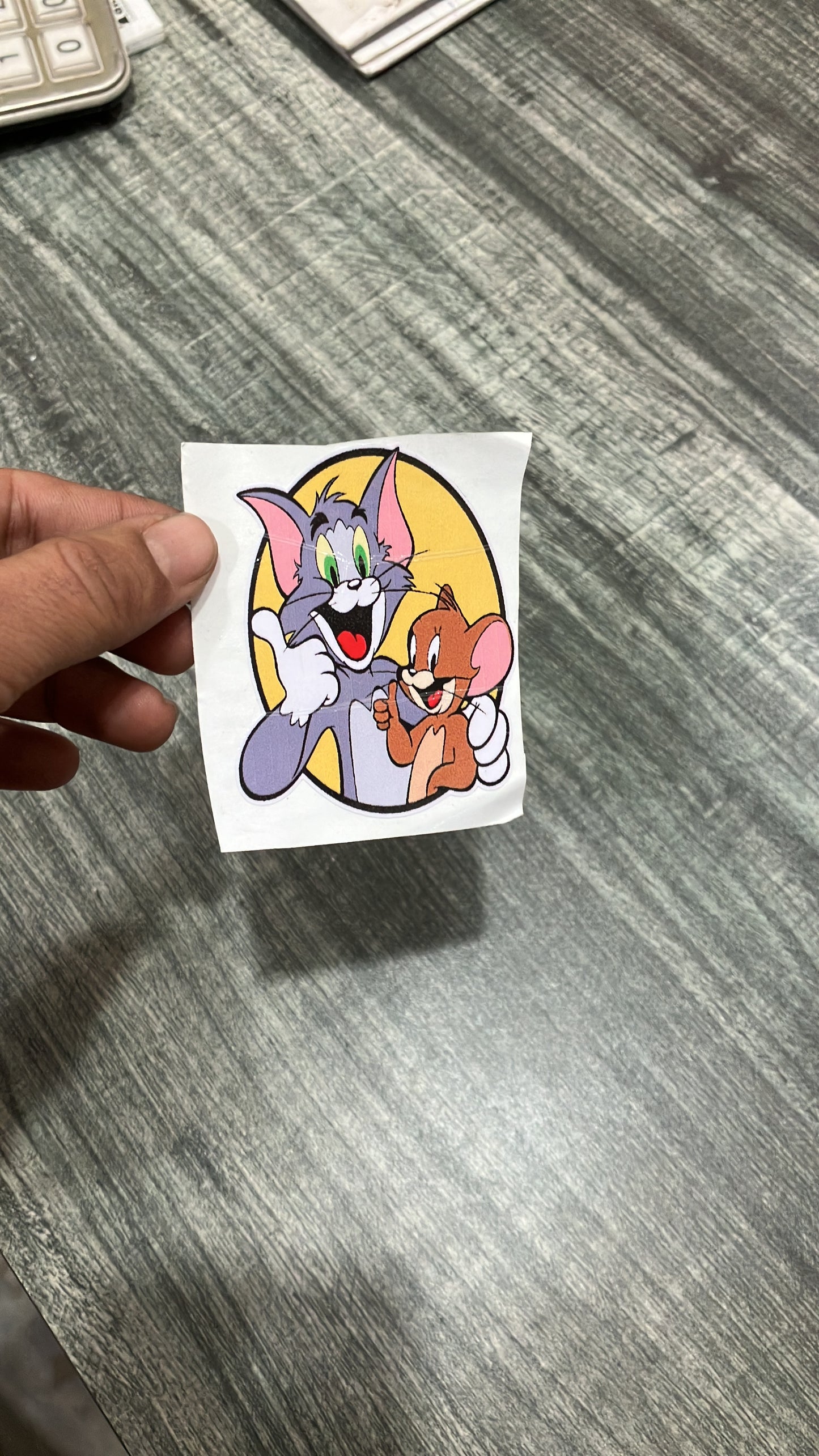 Small stiker