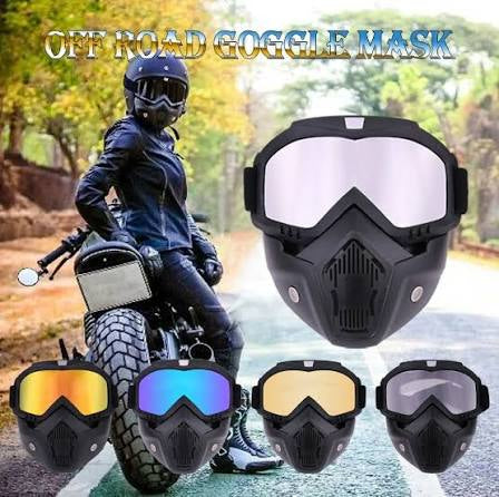 Detach able face mask