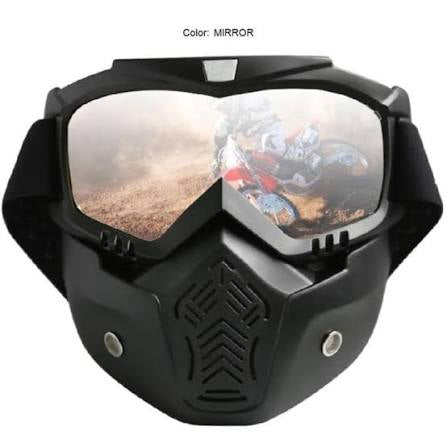 Detach able face mask