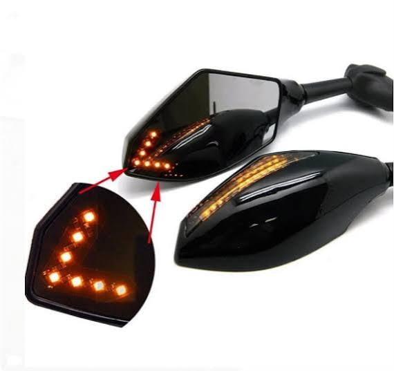Mirrors with double indicator