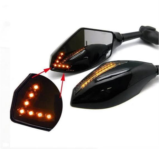 Mirrors with double indicator
