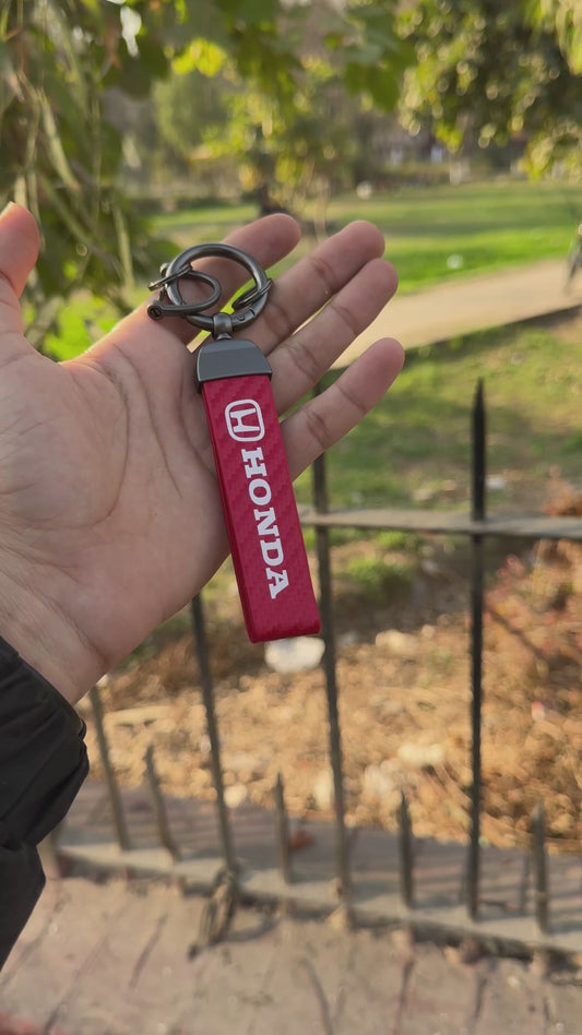 Imported carbon fiber keychain